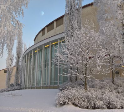Music hall Seinäjoki winter